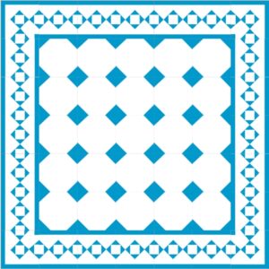 Mod 27 Ref 163 Faixa Triangulo Azul e Branco