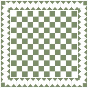 Mod 57 Ref 162 Faixa Libro Verde e Branco
