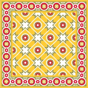 Mod 114 Ref 167 Faixa Estrella Amarelo Verde Caqui Rojo e Branco