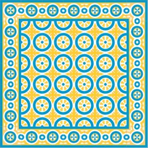 Mod 133 Ref 167 Faixa Estrella Branco Azul e Amarillo