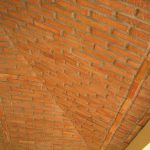 Ref 603 Terracota para revestimento 20x5x2 Tecto revestido com terracota