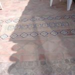 Ref 304 Ladrilho 30x30 cm desenformado a areia barro ao natural Terraco