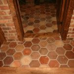 Ref 408 Ladrilho Hexagonal pavimento antigo 2