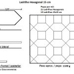 Ladrilho Hexagonal 15 cm