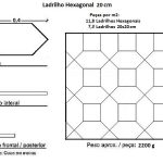 Ladrilho Hexagonal 20 cm