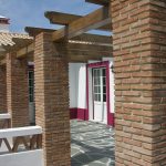 Ref 601 Tijolo Burro 20x10x4 cm pergola com pilares